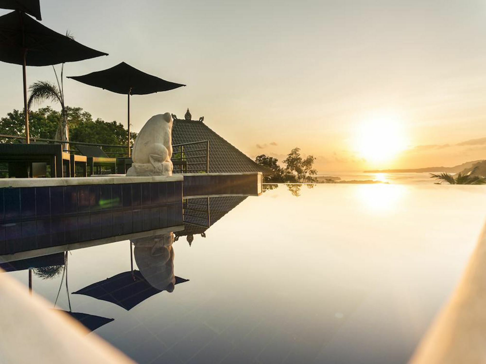 Hotel Sunrise Ocean Hut's Lembongan Extérieur photo