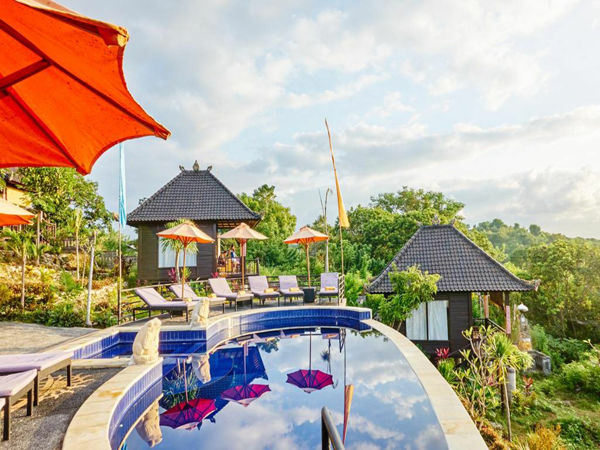 Hotel Sunrise Ocean Hut's Lembongan Extérieur photo